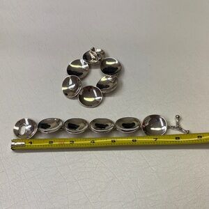 Robert Lee Morris Silver Bracelet Set